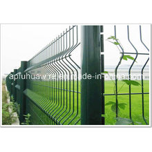 Забор из оцинкованной проволоки с покрытием из ПВХ